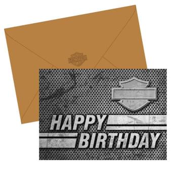 Harley-Davidson wenskaart