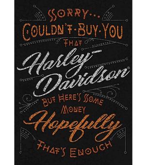 Harley-Davidson wenskaart