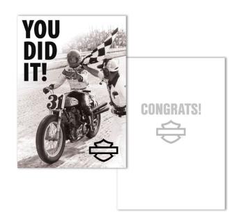 Harley-Davison® wenskaart