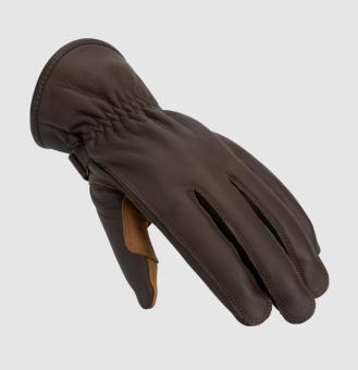 Rusty Stitches ® Johnny motorcycle gloves yellow