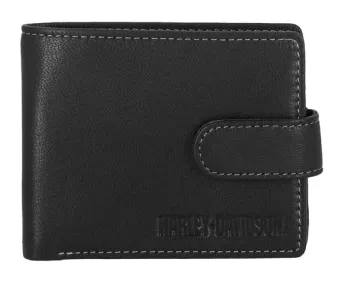 Harley-Davidson® Snap Billfold with Coin Pocket Black