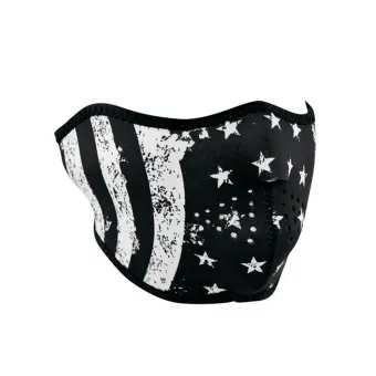 Harley-Davidson®ZANheadgear Half Mask neoprene white flag