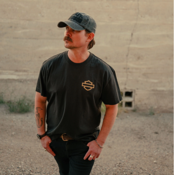 Harley-Davidson® Let's Fucking Ride Winged Skull T-shirt Black Skull