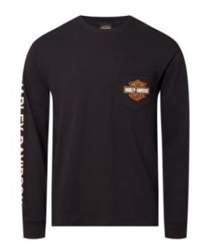 Harley-Davidson® B&S On BlackLong-Sleeve T-Shirt 2025