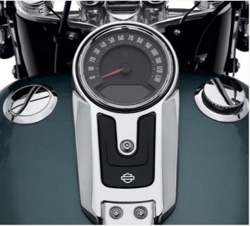 H-D®  Verzonken tankdop en linkerzijde tankdop set