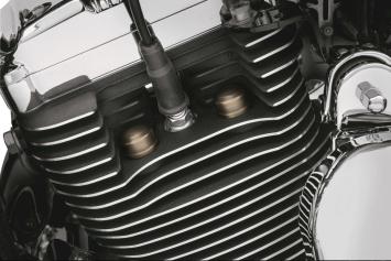 Harley-Davidson front axle nut covers