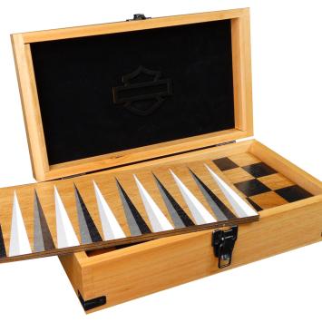 Harley-Davidson® Games - Board-Game Set - H-D Deluxe 4 IN 1