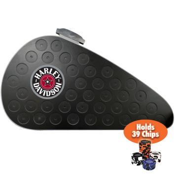 Harley-Davidson® Poker Chips - Collector's Frame for 39-Chips - H-D Gas Tank