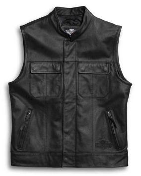 Harley-Davidson® Men's Leather Vest, Foster