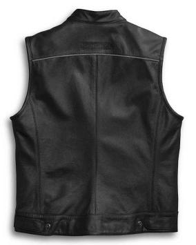 Harley-Davidson® Men's Leather Vest, Foster