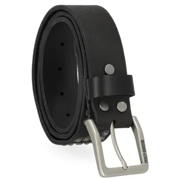 Harley-Davidson® Hammered Rivet Belt Black