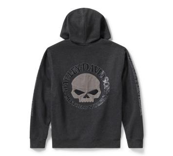 Harley-Davidson® Willie G™ Skull Zip Front Hoodie.
