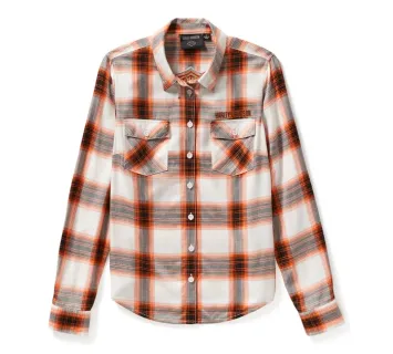 Harley-Davidson® Essential B&S Woven Plaid Long Sleeve