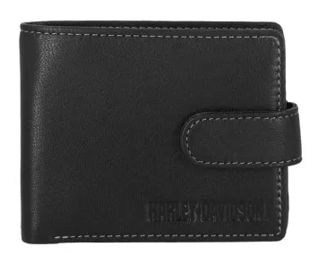 Harley-Davidson® Snap Billfold with Coin Pocket Black